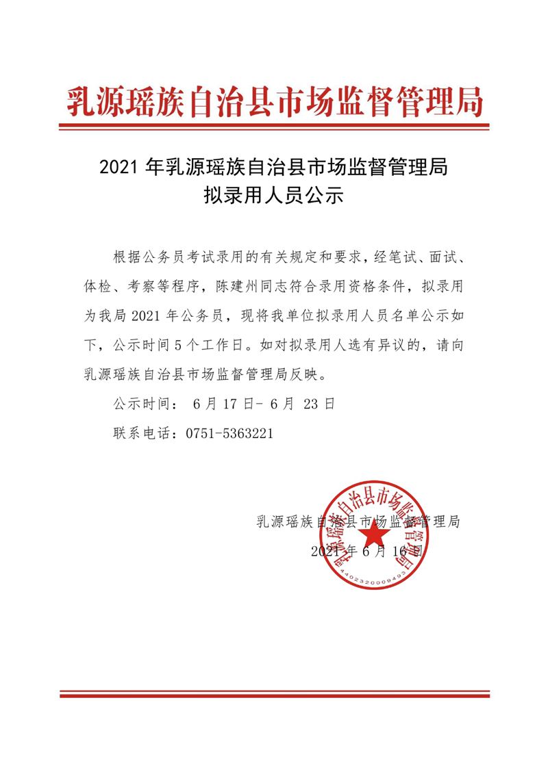 2021年乳源瑶族自治县市场监督管理局拟录用人员公示0000.jpg