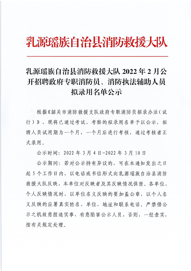 治县消防救援大队2022年2月公开招聘政府专职消防员、消防执法辅助人员拟录用名单公示0000.jpg