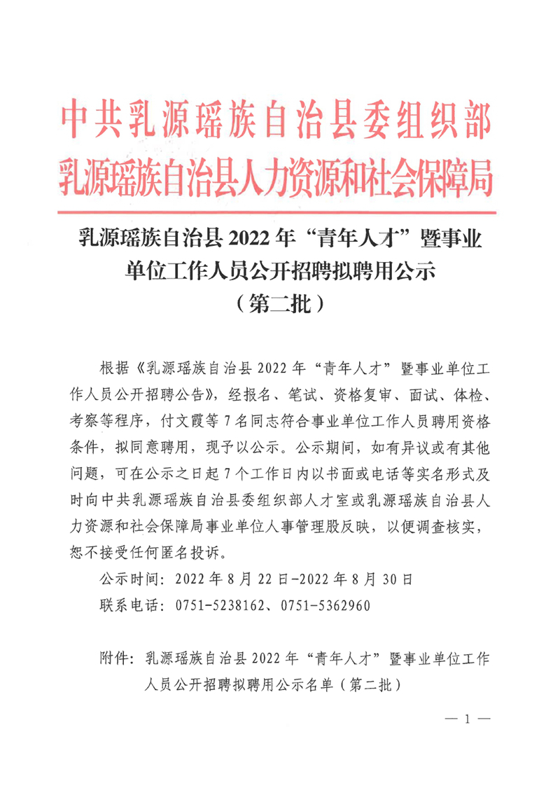 乳源瑶族自治县2022年“青年人才”暨事业单位工作人员公开招聘拟聘用公示（第二批）0000.jpg