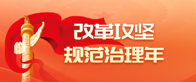 改革攻坚规范治理年