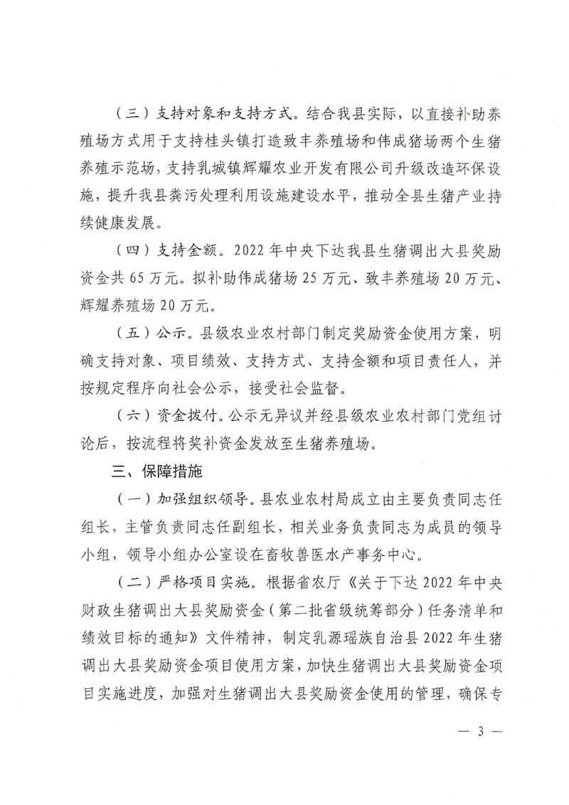关于乳源瑶族自治县2022年生猪调出大县奖励资金项目情况的公示0002.jpg