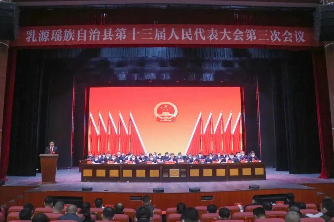 县第十三届人民代表大会第三次会议开幕