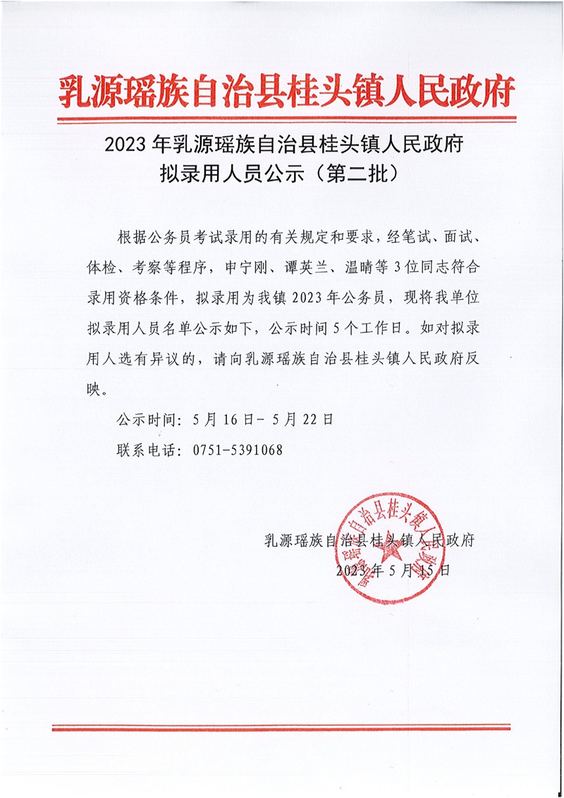 20230515-2023年桂头镇人民政府拟录用人员公示（第二批）0000.jpg