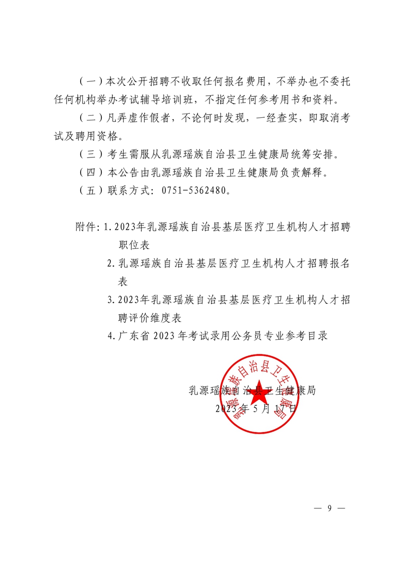 2023年乳源瑶族自治县基层医疗卫生机构人才引进公告（定稿）5.170008.jpg