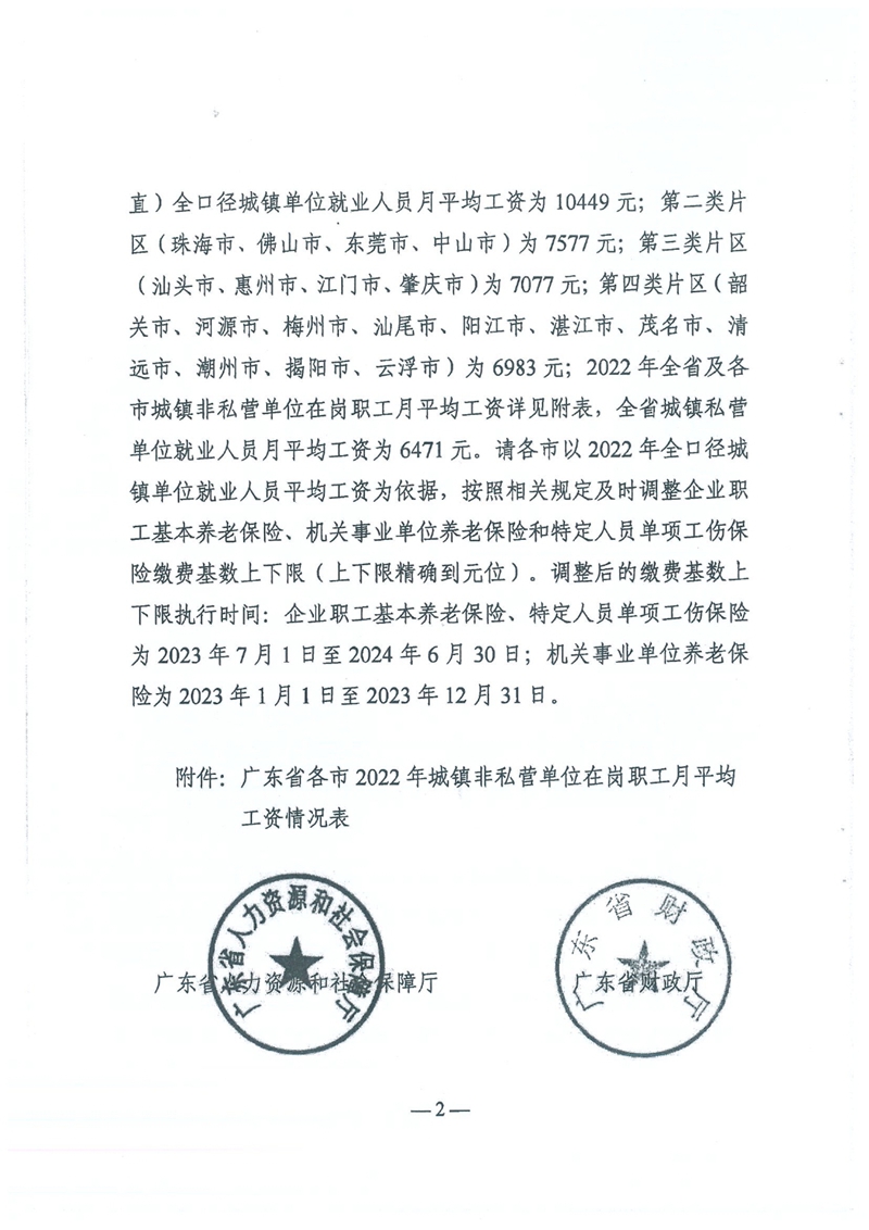 转发关于公布2022年全省全口径城镇单位就业人员月平均工资和2023年职工基本养老保险缴费基数上下限有关问题的通知0003.jpg