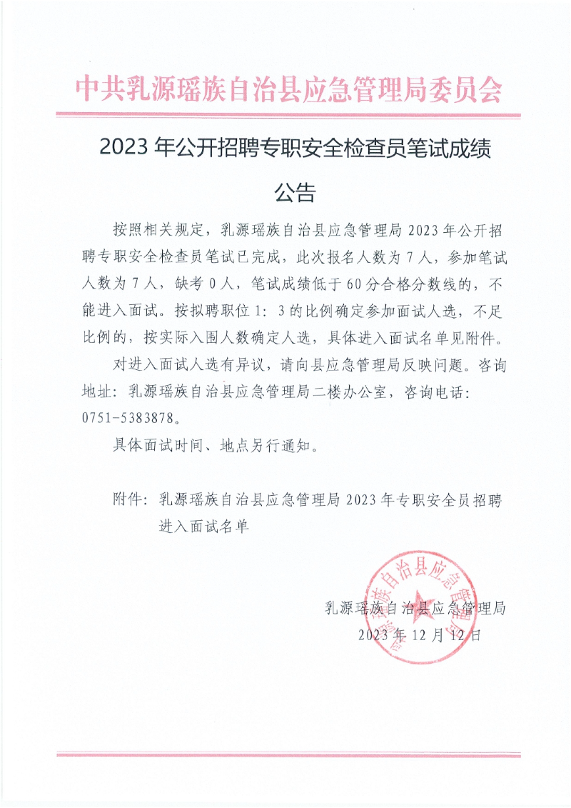 2023年公开招聘专职安全检查员笔试成绩公告0000.jpg