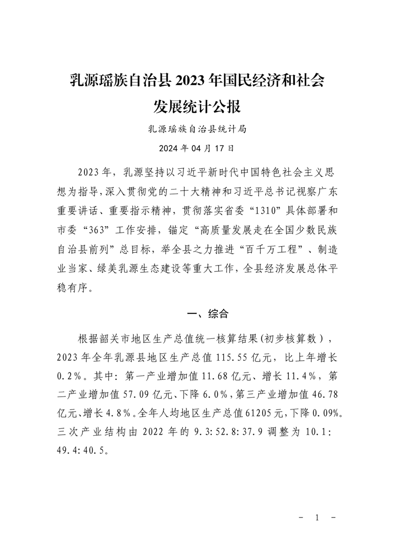 乳源瑶族自治县2023年国民经济和社会发展统计公报0000.jpg