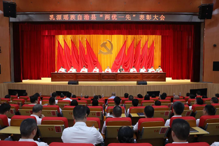 我县召开“两优一先”表彰大会
