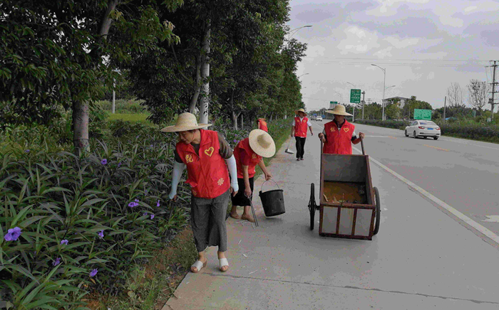 阳陂村党委组织党员开展公路沿线卫生清洁志愿活动.png