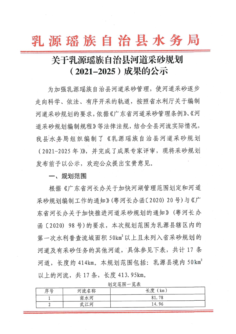 关于乳源瑶族自治县河道采砂规划（2021-2025）成果的公示0000.jpg