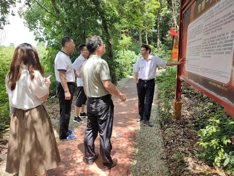 县退役军人事务局党组书记廖平局长带队到下社村乐夫炮楼检查指导双拥